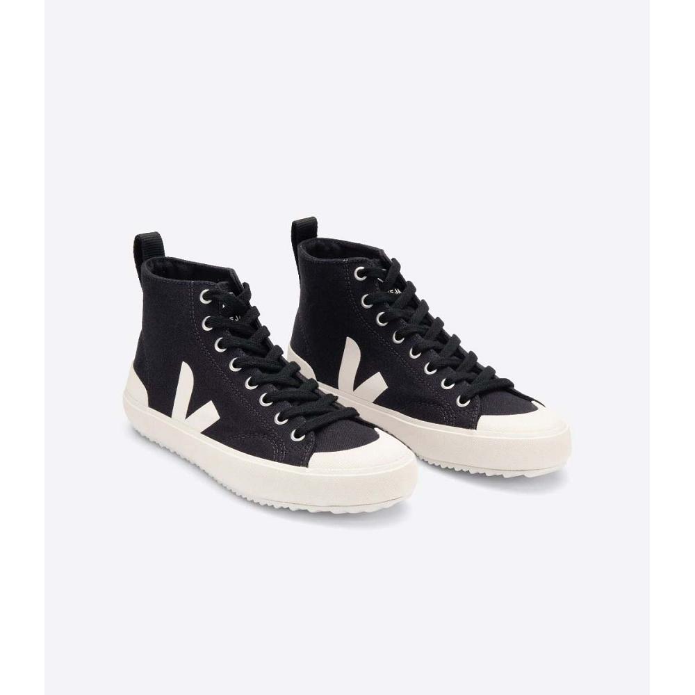 Veja NOVA HT CANVAS PIERRE Men's High Tops Black | NZ 101HAP